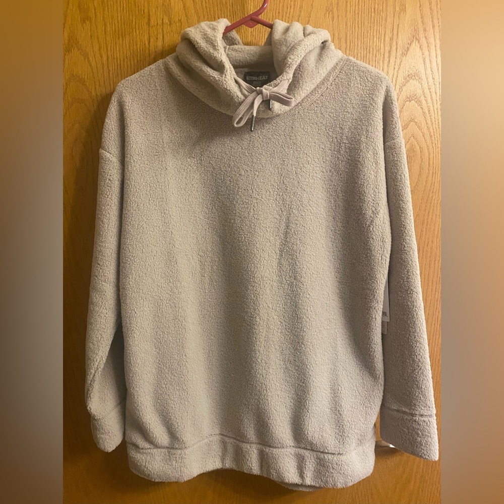 NWT 32 degree women’s shorthair sherpa pullover hoodie
